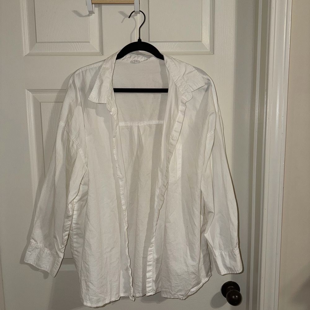 Cotton On women’s  White Casual Button Down Shirt